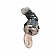 RV Designer Keyed Lock Cylinder with 1-1/8 inch Cam - Single