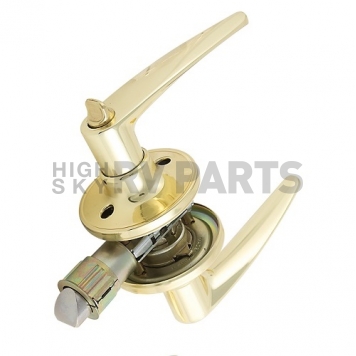 AP Products Lever Style Privacy Lock - Brass-3