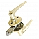 AP Products Lever Style Privacy Lock - Brass