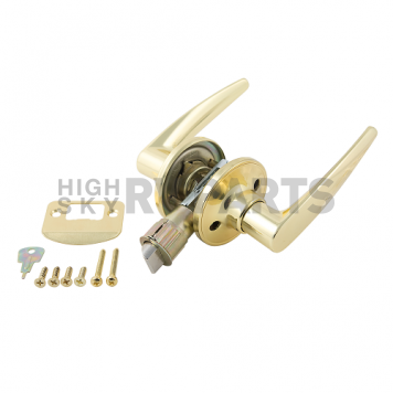 AP Products Lever Style Passage Lock - Brass-6