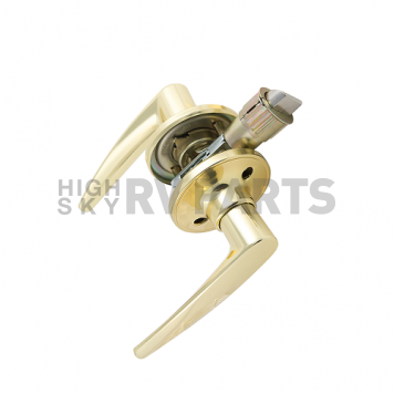 AP Products Lever Style Passage Lock - Brass-5