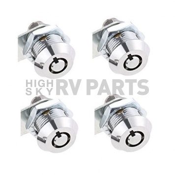 RV Designer Lock Cylinder Ace Key Cam Lock Combo 7/8 inch - Set Of 4-5