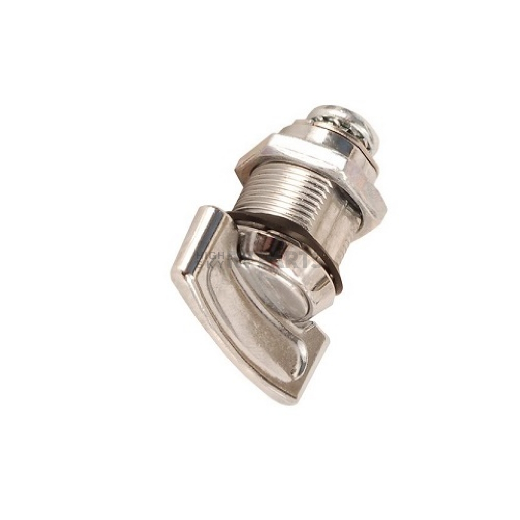 RV Designer L529 Thumb-Turn Non-Locking Compartment Lock | 1.5" Backset | Includes Straight & Offset Cams