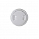 RV Designer Access Door White Plastic 6-3/4 inch Outside Diameter