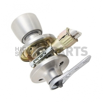 AP Products Door Lock Knob Keyed Entry Handle - Stainless Steel-8