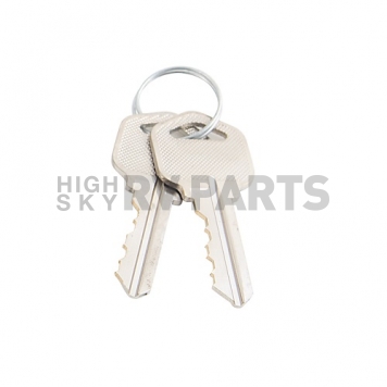 AP Products Door Lock Knob Keyed Entry Handle - Stainless Steel-3
