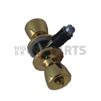 AP Products Entry Door Lock Keyed Entry Handle - Brass-8