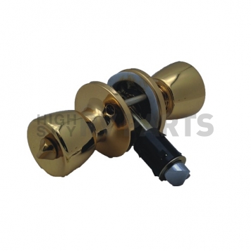 AP Products Entry Door Lock Keyed Entry Handle - Brass-1