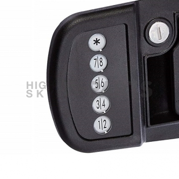 AP Products Power Lock Kit Paddle Type Left Hand Hinges - Black - 013-530-5