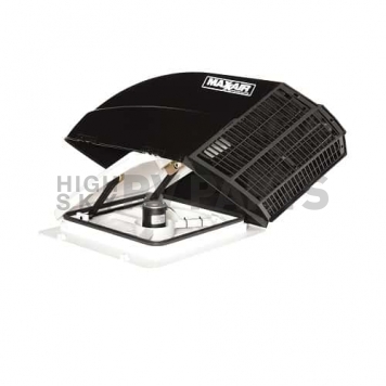 MaxxAir Roof Vent Cover Vented On One Side Polyethylene Smoke - 00-955003-6