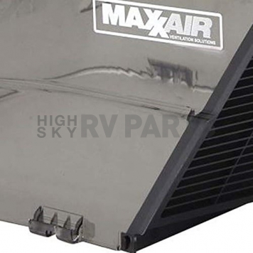 MaxxAir Roof Vent Cover Vented On One Side Polyethylene Smoke - 00-955003-2