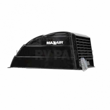 MaxxAir Roof Vent Cover Vented On One Side Polyethylene Black - 00-933069-6