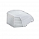 Maxxair II Roof Vent Cover Vented On Three Sides Polyethylene White - 00-933072