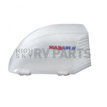 Maxxair II Roof Vent Cover Vented On Three Sides Polyethylene White - 00-933072-2