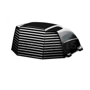Maxxair II Roof Vent Cover Vented On Three Sides Polyethylene Smoke - 00-933073-9