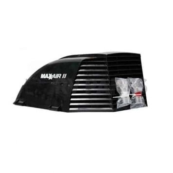 Maxxair II Roof Vent Cover Vented On Three Sides Polyethylene Black - 00-933075-3