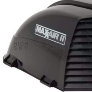 Maxxair II Roof Vent Cover Vented On Three Sides Polyethylene Black - 00-933075-7