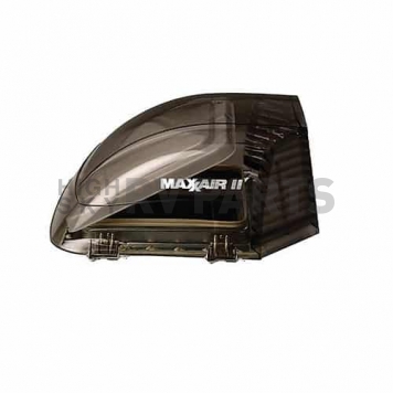 Maxxair II Roof Vent Cover Vented On Three Sides Polyethylene Smoke - 00-933073-4