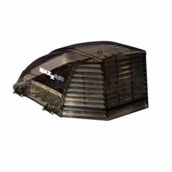Maxxair II Roof Vent Cover Vented On Three Sides Polyethylene Smoke - 00-933073-5