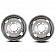 Wheel Master Wheel Simulator Stainless Steel Front And Rear - Set of 4 - 160FOJ 