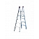 Double Sided Folding Ladder 6' Height 4 Steps 225 LB