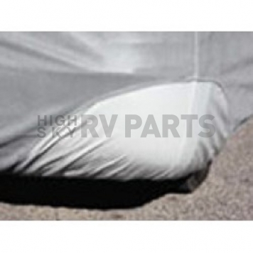 Adco Tyvek RV Cover for 12 foot Folding/ Pop Up Trailers - Gray with White Top Polypropylene - 22892-1