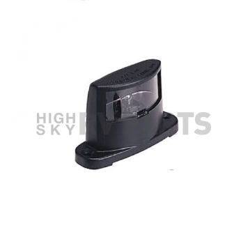 Bargman License Plate Light Black ABS with Steel Bracket - 62 Series - 34-62-002-3