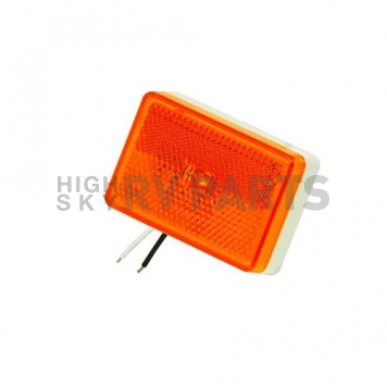 Bargman Clearance Marker Light Amber LED with White Base-2
