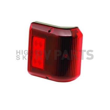 Bargman Side Marker Light LED Bulb with Red Lens Rectangular-1