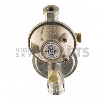 Cavagna Group Propane Regulator without Shutoff Valve 1/4 inch Inlet x 3/8 inch Outlet-2