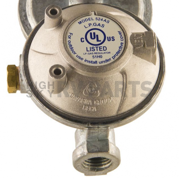 Cavagna Group Propane Regulator without Shutoff Valve 1/4 inch Inlet x 3/8 inch Outlet-5