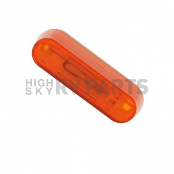 Grote Industries Side Marker Light Universal Surface Mount Yellow Lens - Incandescent Oval - 45253-2