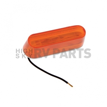 Grote Industries Side Marker Light Universal Surface Mount Yellow Lens - Incandescent Oval - 45253-4