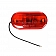 Grote Industries Side Marker Light Universal Surface Mount Oval -  Incandescent Red Lens - 45262