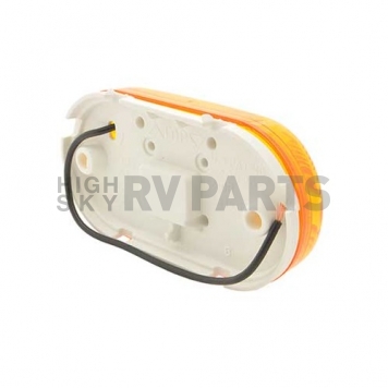 Grote Industries  Side Marker Light Universal Surface Mount Oval -  Incandescent Amber Lens - 45263-6