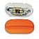 Grote Industries  Side Marker Light Universal Surface Mount Oval -  Incandescent Amber Lens - 45263