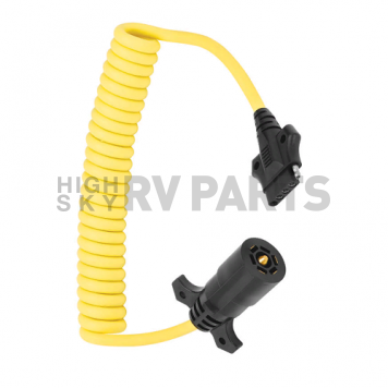 Tow Ready Wiring Adapter 7-Blade to 5-Way Flat Coiled 8 Foot Length - 787196-4