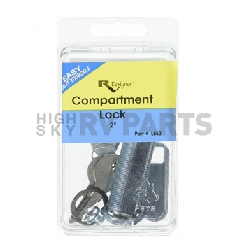 RV Designer Compartment Cam Lock 2 inch Keyed - Single-1