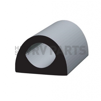 AP Products D-Type Door Window Channel Seal with Adhesive Tape 3/4'' Width x 1/2'' - 018-318-5