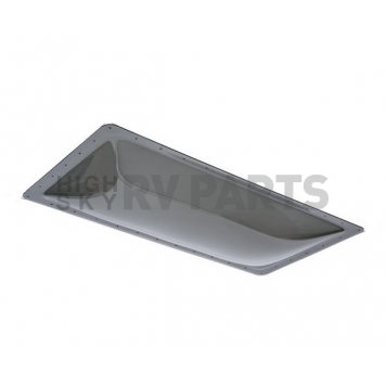 Icon Rectangular Skylight 4 inch Bubble Type Dome Opening 22 inch x 30 inch Smoke - 12122-2