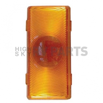 Fasteners Unlimited Porch Light Lens - Amber - 89-100A-4
