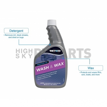 Thetford Premium Wash and Wax Bottle - 32 Ounce - 32516-1