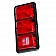 Bargman Trailer Stop/ Tail/ Turn Light Rectangle Red