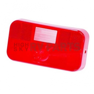 Bargman Trailer Light Lens Red Rectangular with Backup & License Bracket-5