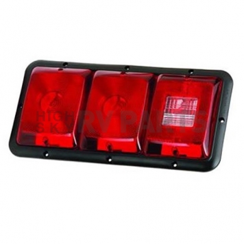 Bargman Trailer Stop/ Tail/ Turn Light/ Backup Rectangle Red Lens-4