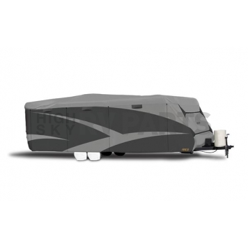 ADCO Designer SFS Aquashed RV Cover 15 Feet Travel Trailer - Gray Polypropylene 52238