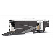 ADCO - Fifth Wheel Trailer Cover, Gray/White 26' - 28' Length Trailers 34853
