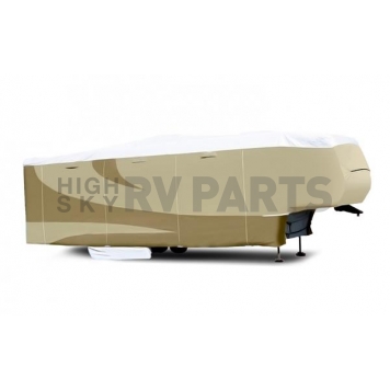 ADCO RV Cover Tyvek 5th Wheel Trailers Up to 23' Length - Two-Tone Tan - 32851