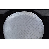 Adco Spare Tire Cover  Silver Vinyl - 3754