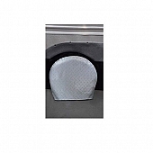 Adco Spare Tire Cover  Silver Vinyl - 3751
